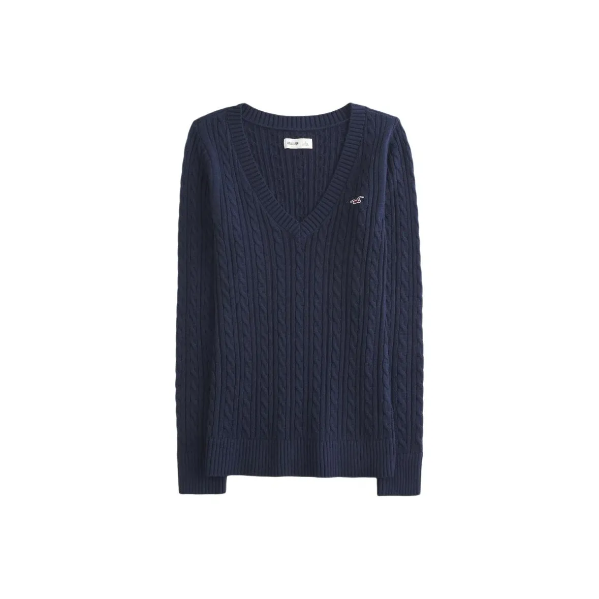 Hollister Морской Синий Женский Свитер