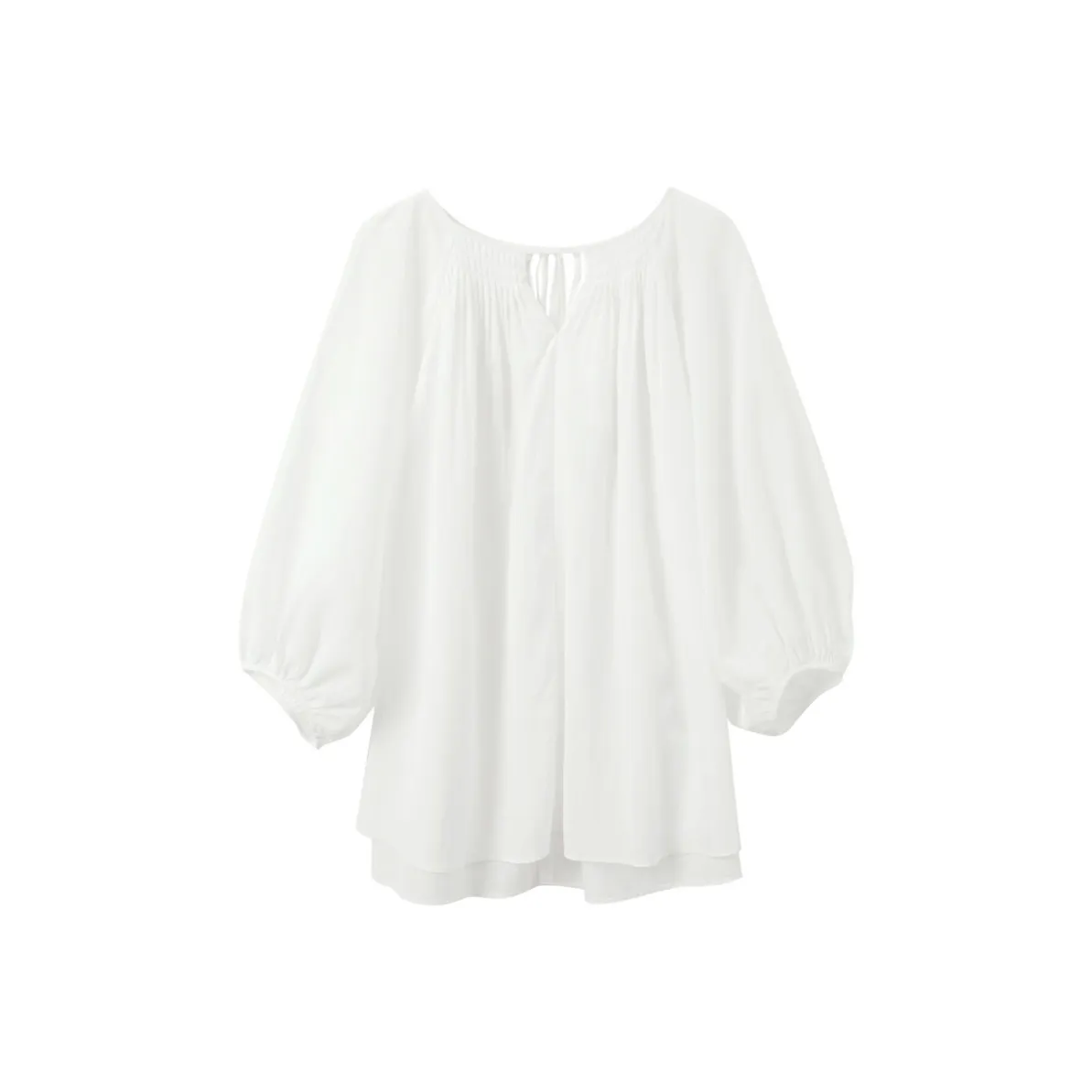 3COLOUR Cloud White Женские Шифоновые Рубашки