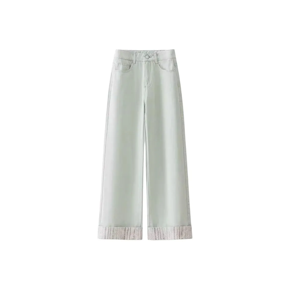 POWXV Светло-зеленые Женские Джинсы