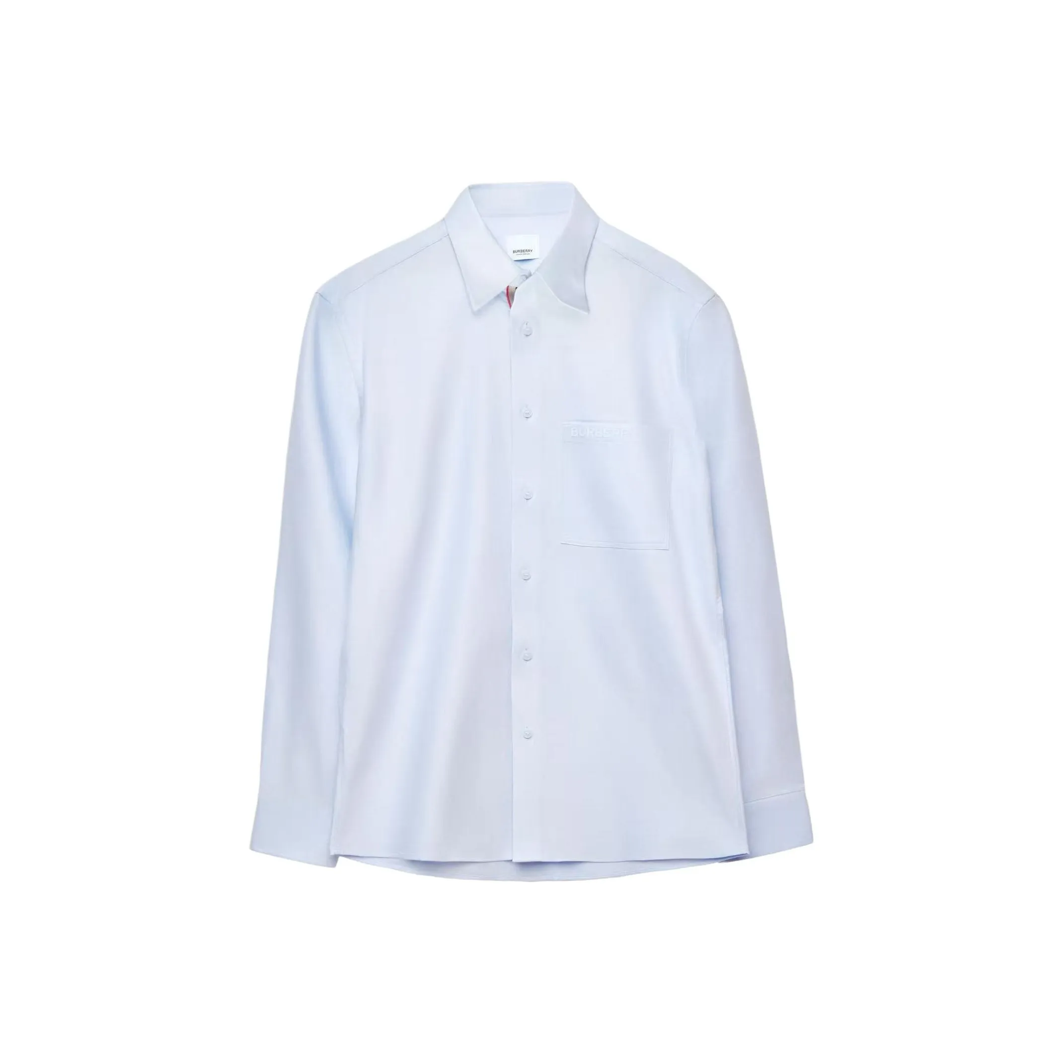 Burberry Рубашка Мужская Светло-Синяя