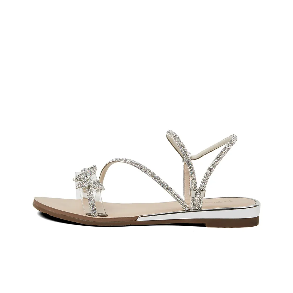 PT'SON One Ремешок Сандалии Женские Лунный Свет Серебряный