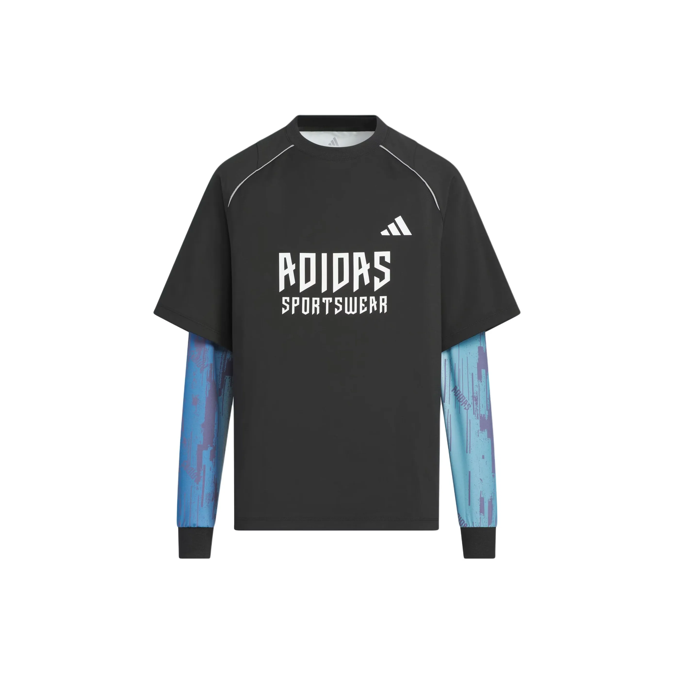 Adidas Sportswear T-Shirt SS25 2-в-1 Длинный рукав Детский