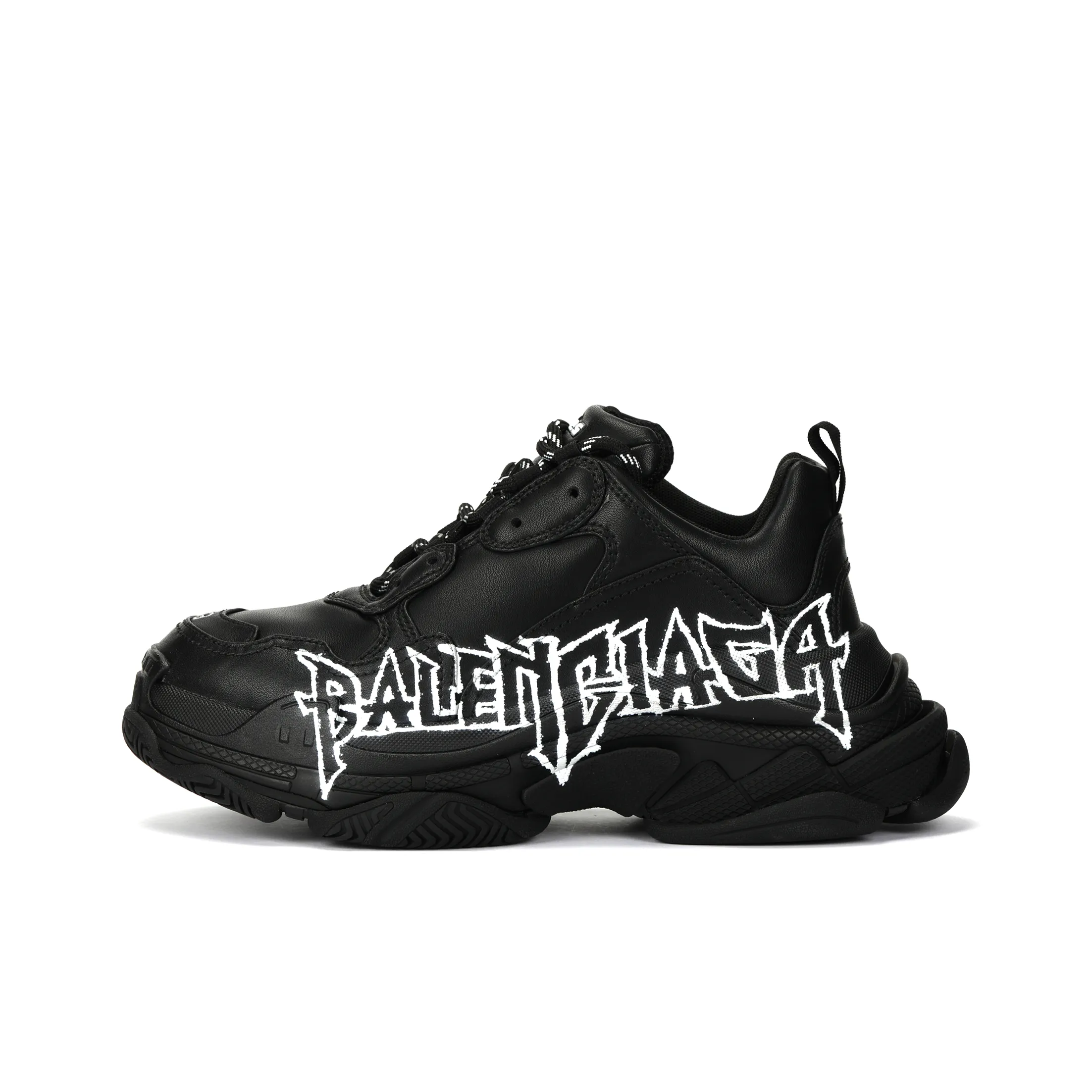 Balenciaga Triple S Diy Metal Artwork Black