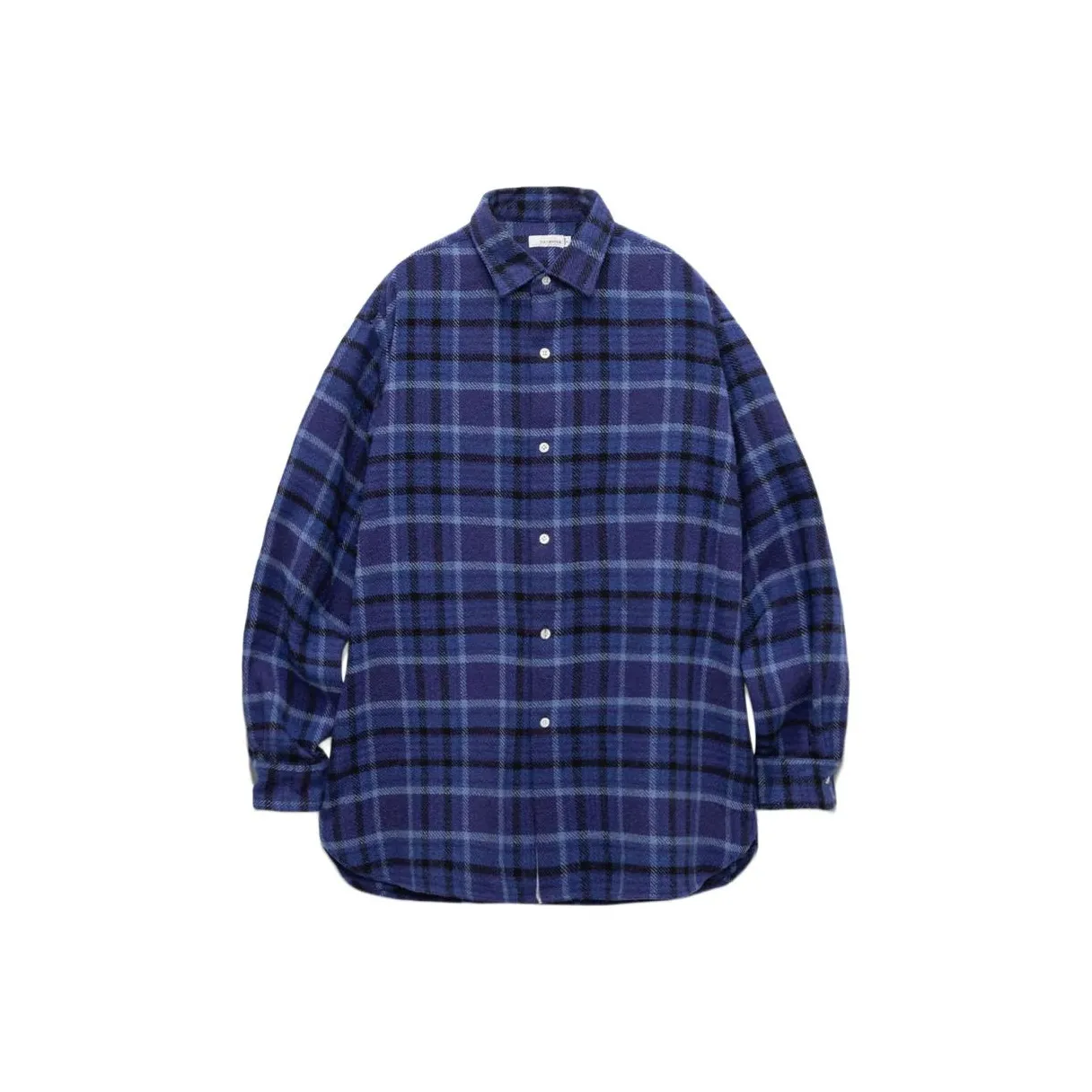 Nanamica FW25 Тяжелая Фланелевая Рубашка Унисекс