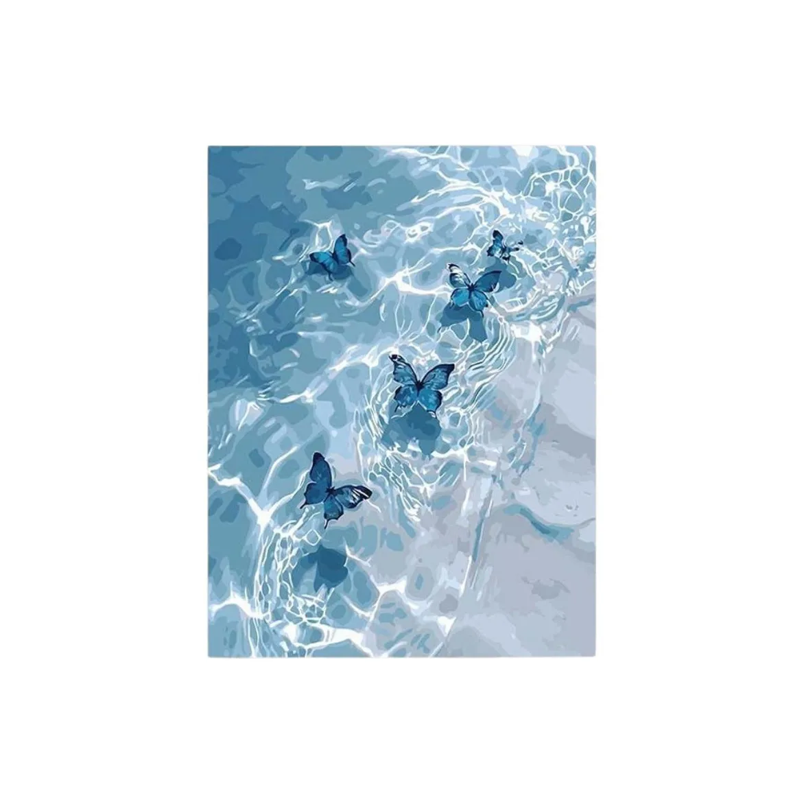 MENGJIMA DIY Числа Масло Картины Бабочка Ландшафт Ручная работа