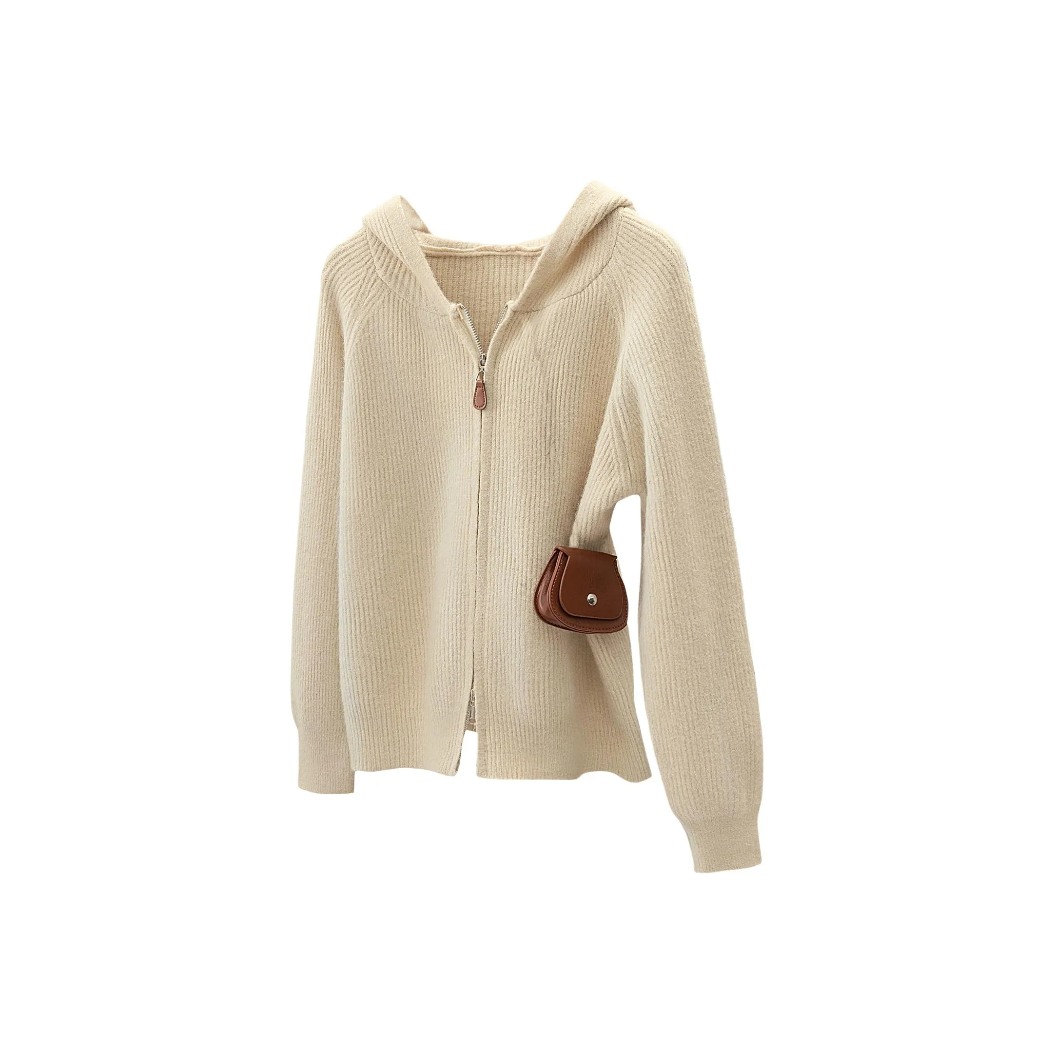 SIBAISHE Бежевый хаки Женские Свитера