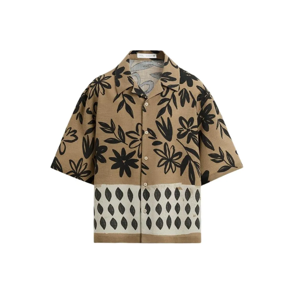 ZARA Коричневые Мужские Рубашки