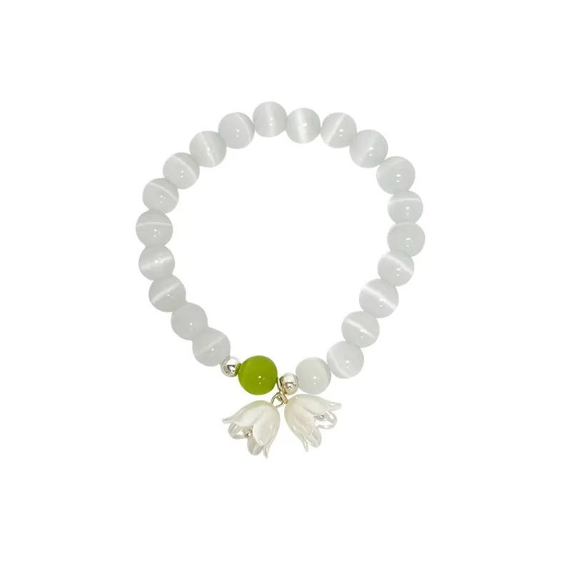 MENGJIMA DIY Фея Ландыш Браслет Ручной работы Бусины