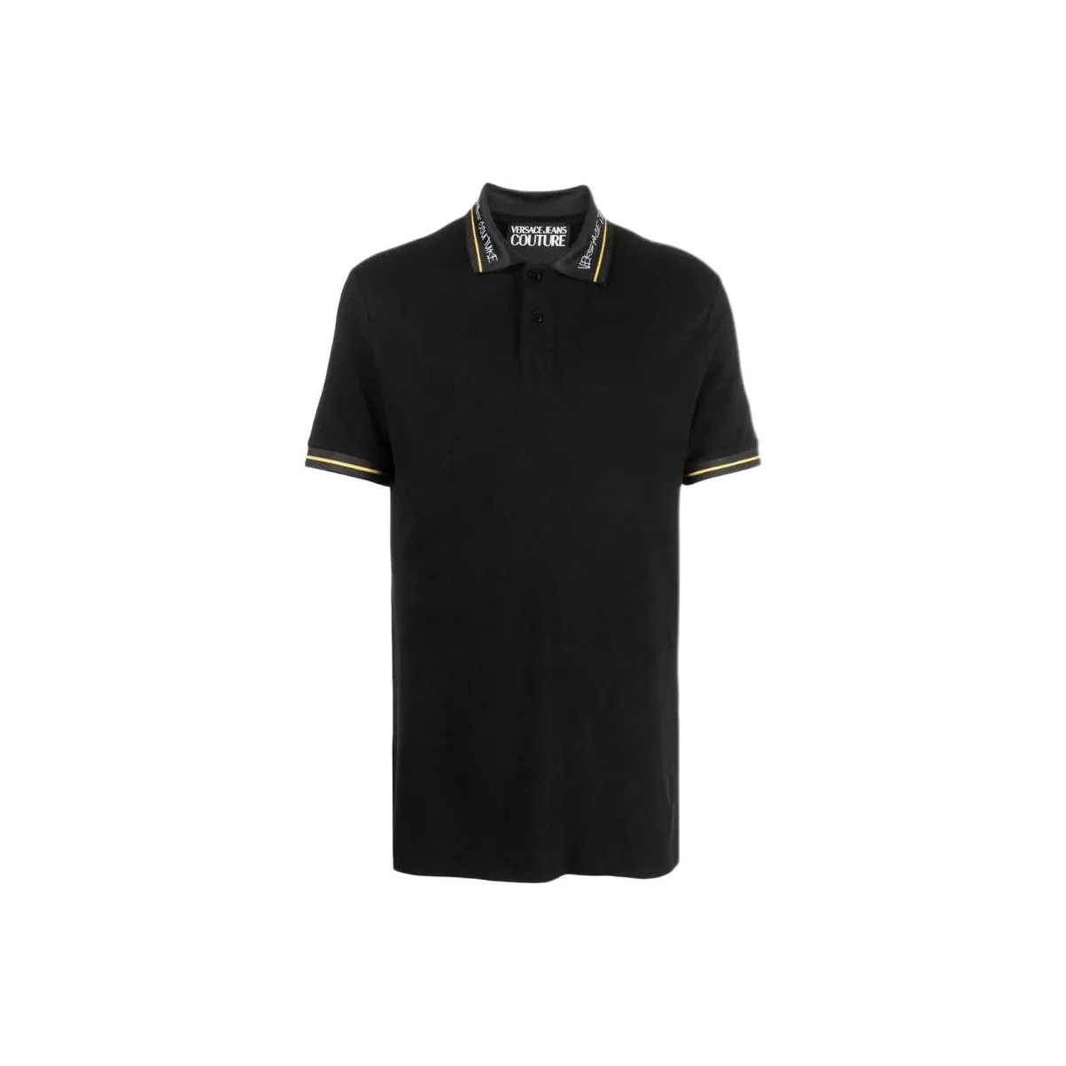 VERSACE JEANS COUTURE Polo Shirts Men's Black