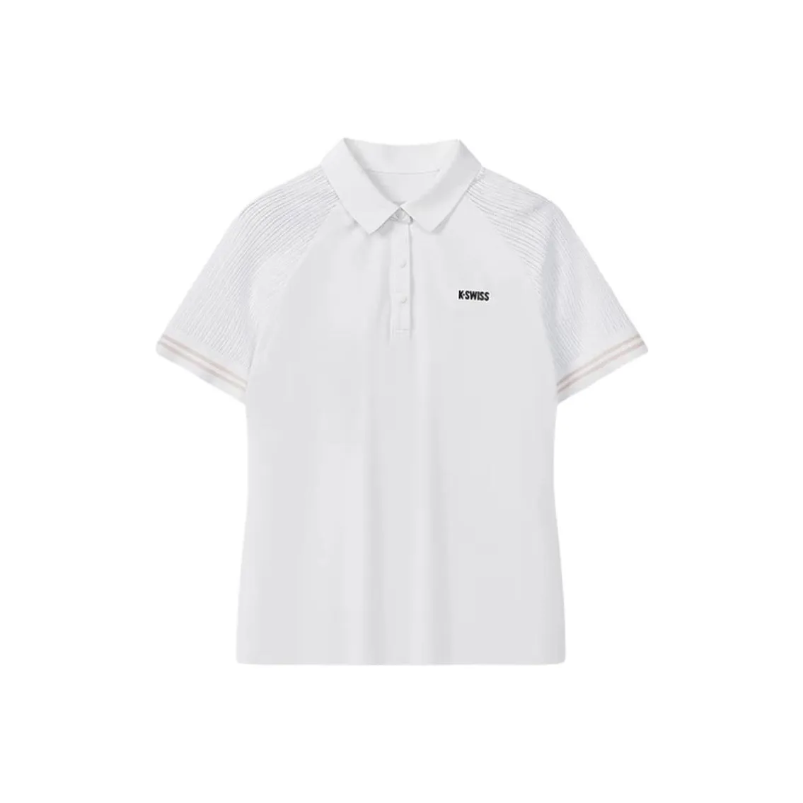 KSWISS Поло Унисекс Снежно-белый
