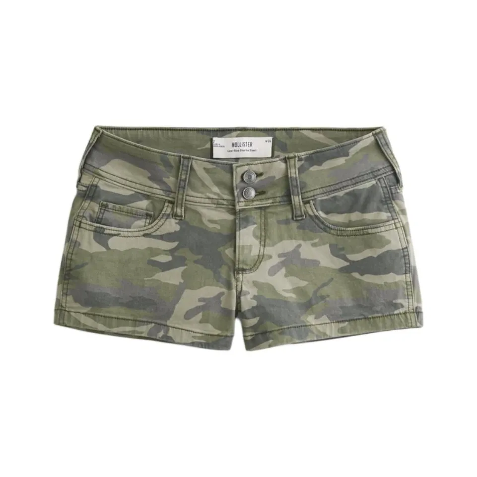 Hollister Зеленые Женские Джинсовые Шорты