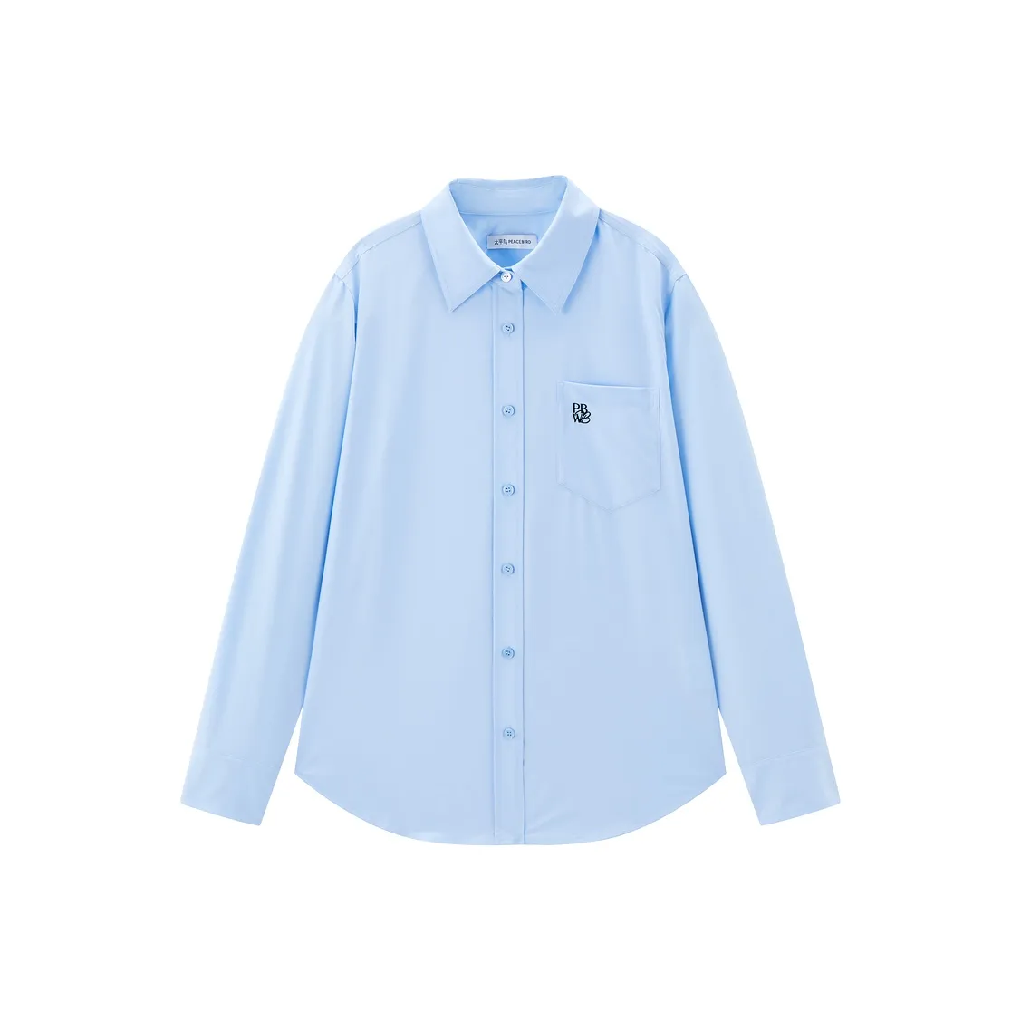 PEACEBIRD Синий Женские Рубашки