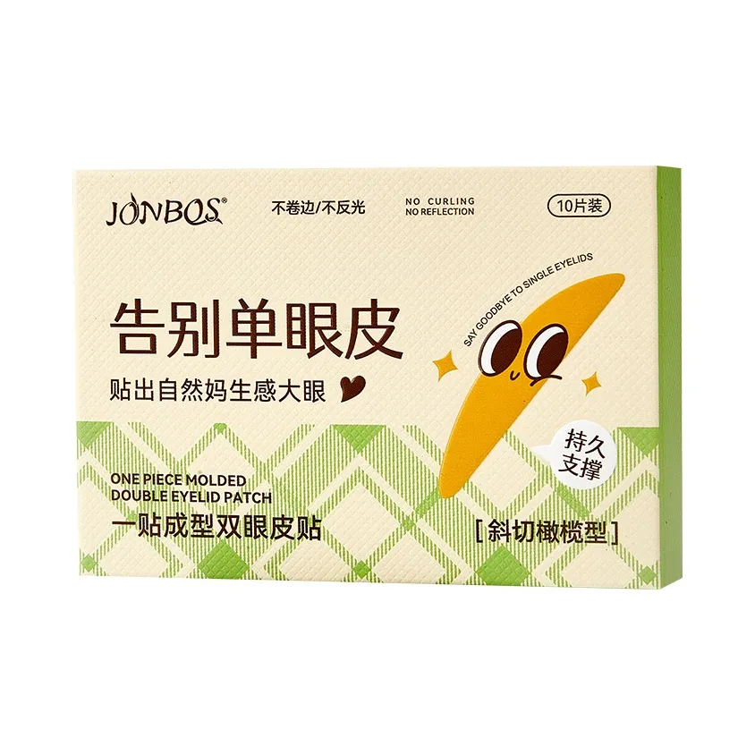 JONBOS Natural Invisible Seamless Double Eyelid Patch One Piece Strong Support Lace