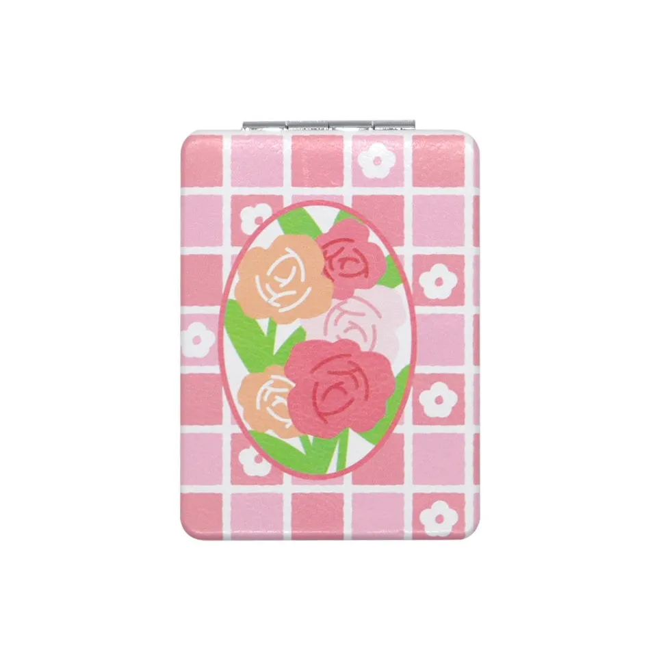 PILLOWMAN Мини Зеркало для макияжа с двойной стороной складного зеркала ручное карманное зеркало для Touch Up и макияжа в дороге