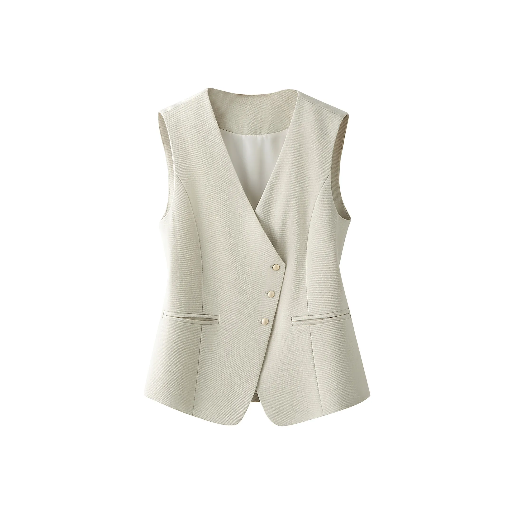 Cypress House Бежевые Женские Жилеты