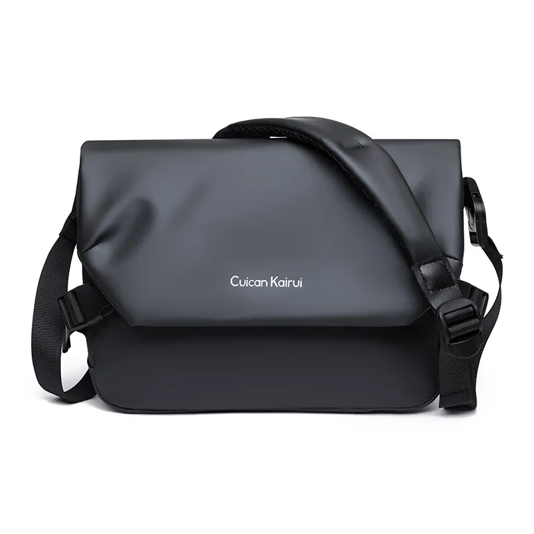 Single Warehouse Кожа Мембрана Плечевая Сумка Стандартная Мужская Серый Черный Зеленый Синий