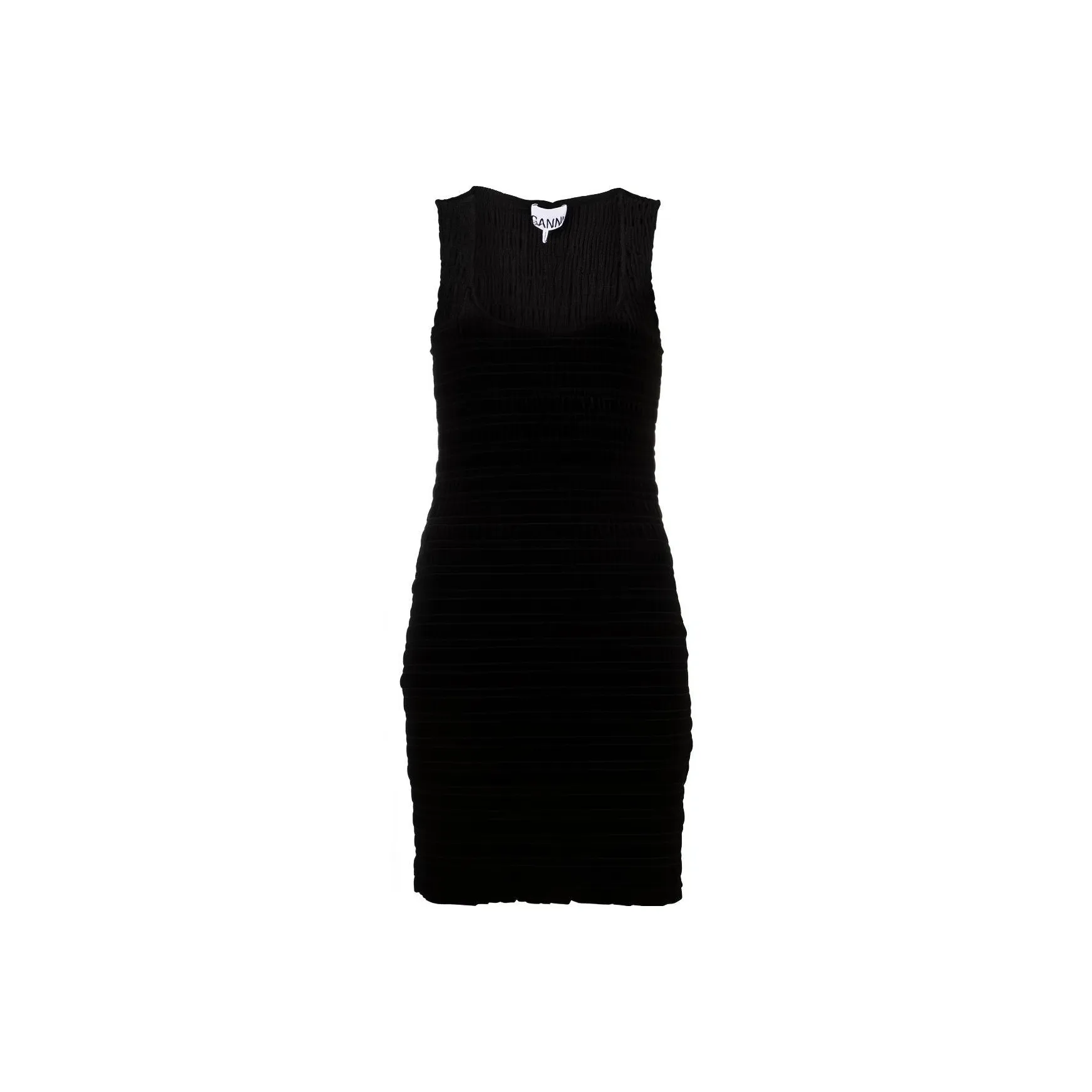 GANNI Scoop neck Sleeveless Dress