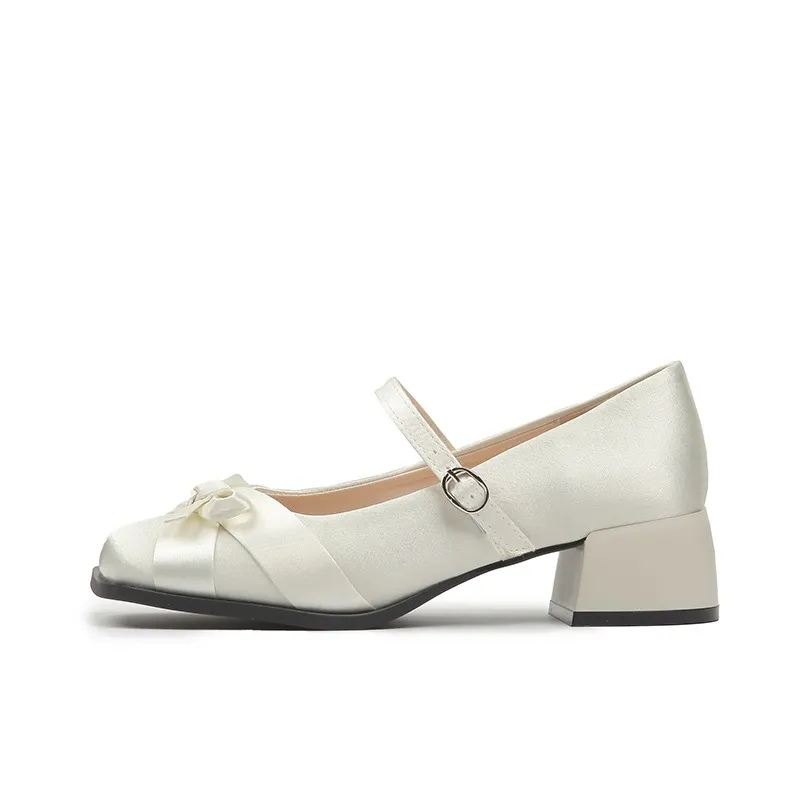 GDXF Грубый каблук Туфли Мэри Джейн Женские