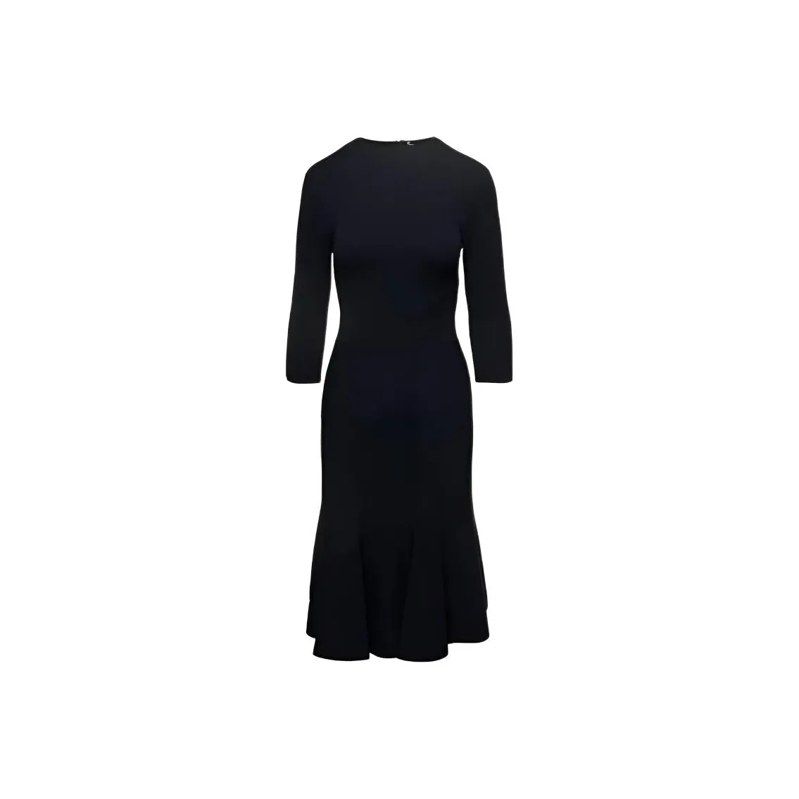 Stella McCartney Long Sleeved Midi Knitted Flared Dress
