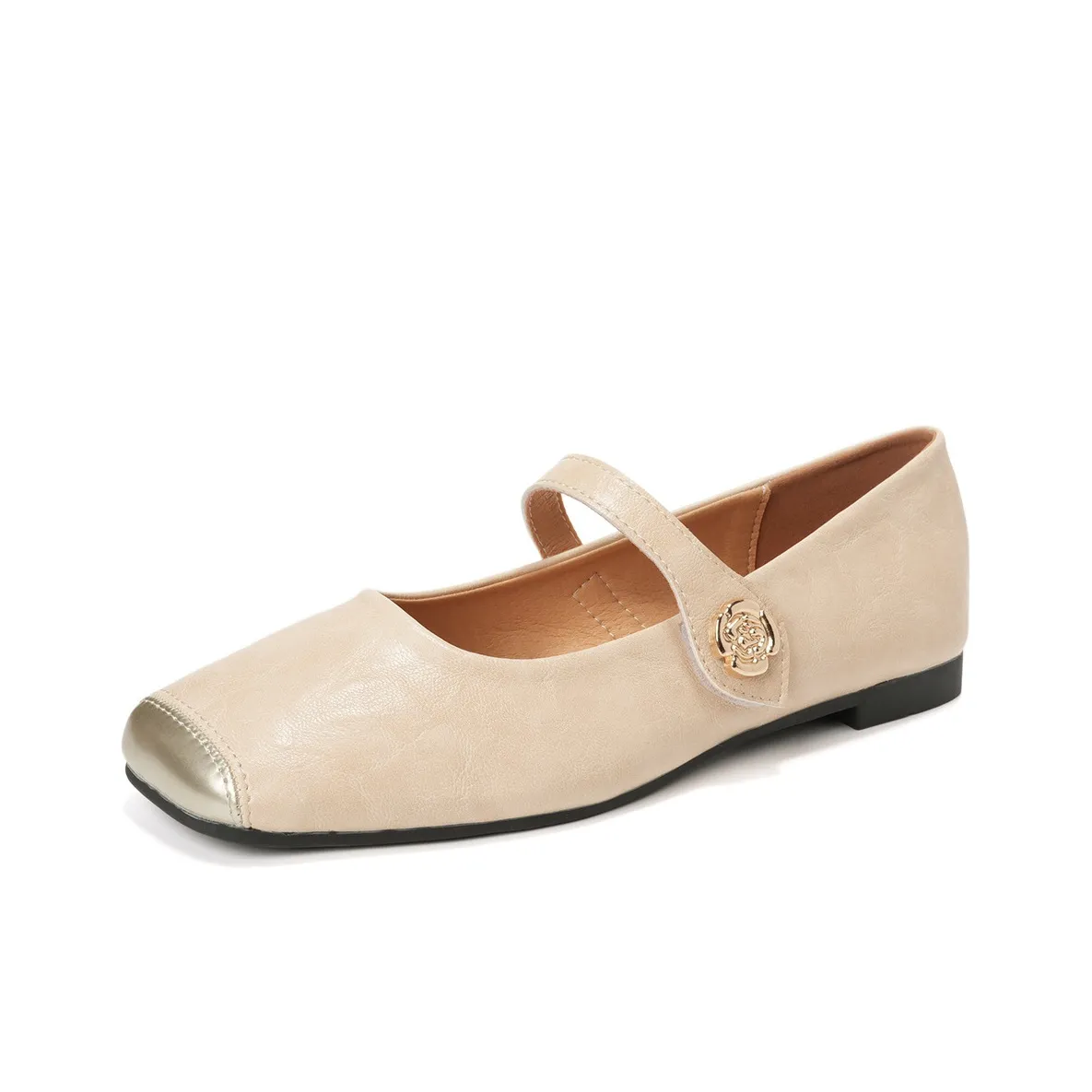 TAFN Плоская подошва Туфли Мэри Джейн Женские