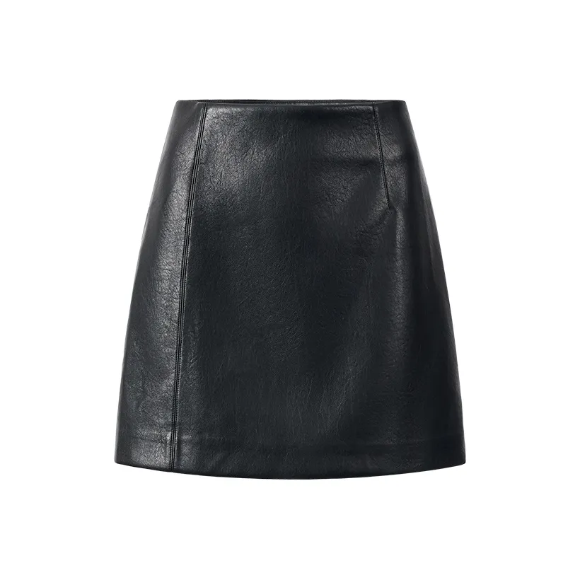 NAVIGARE Кожаные короткие юбки Женские