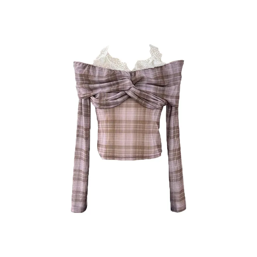 MOONCORE Стандартная Длинная Рубашка с Длинными Рукавами Женская