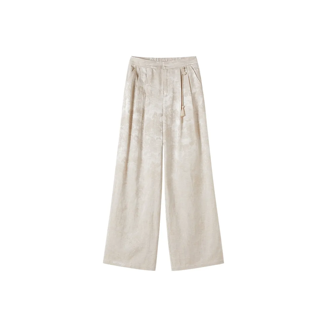 XIANGYING Цапельно-белый Женские Повседневные Брюки