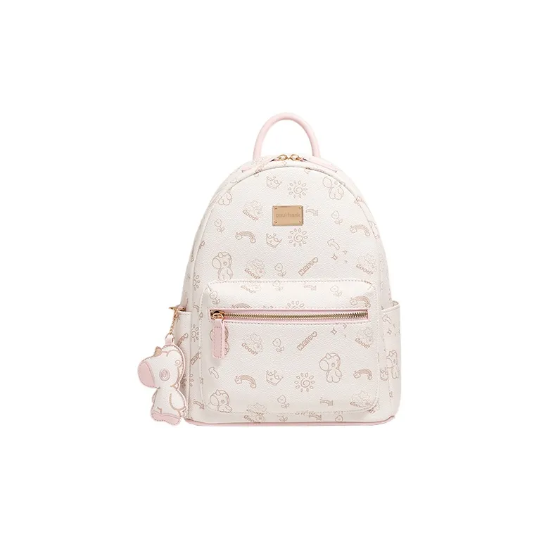 PAUL FRANK Синтетическая кожа Рюкзак Большой Женские Озорной розовый Орехи Абрикос