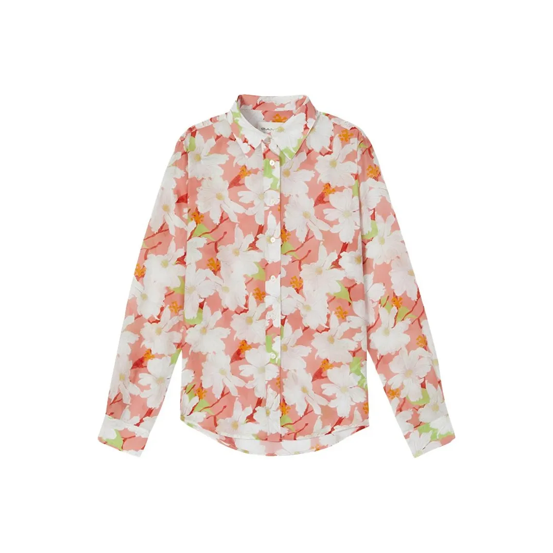 GANT Весна Рубашка Женские French Vintage Повседневный Универсальный Цветочный Рубашка Женские