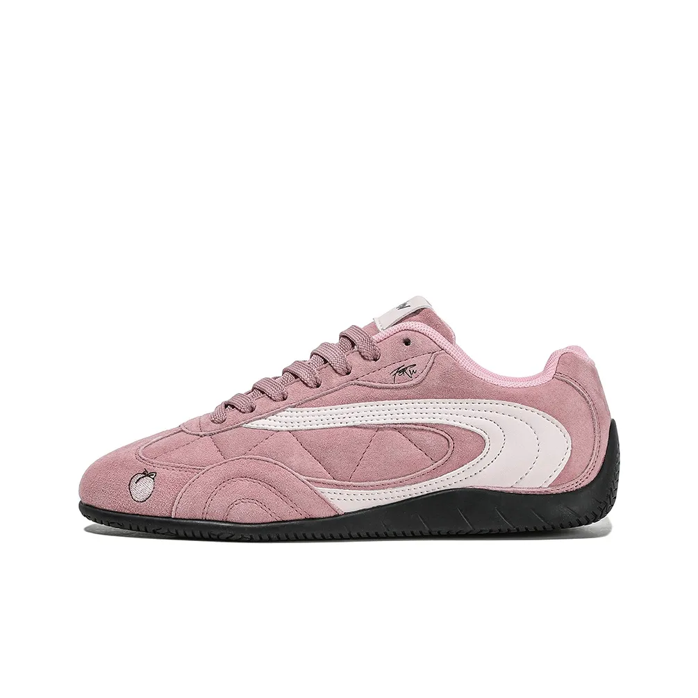 FERW Лето Медово-персиковый Покрытие Дышащий Низкий Топ Гонки Немецкие армейские кроссовки Повседневный Женский Розовый