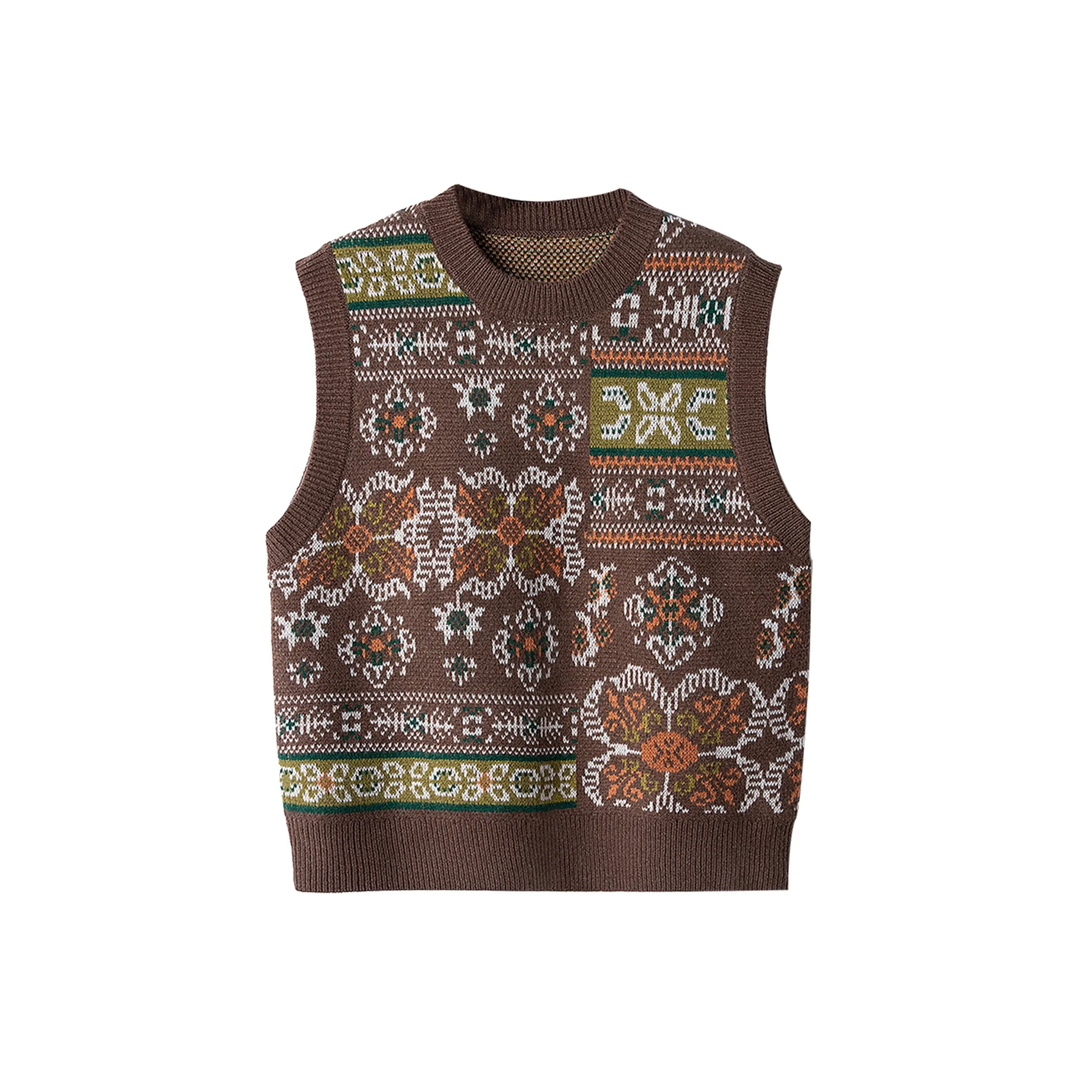 Cypress House Темный кофейный Женский жилет