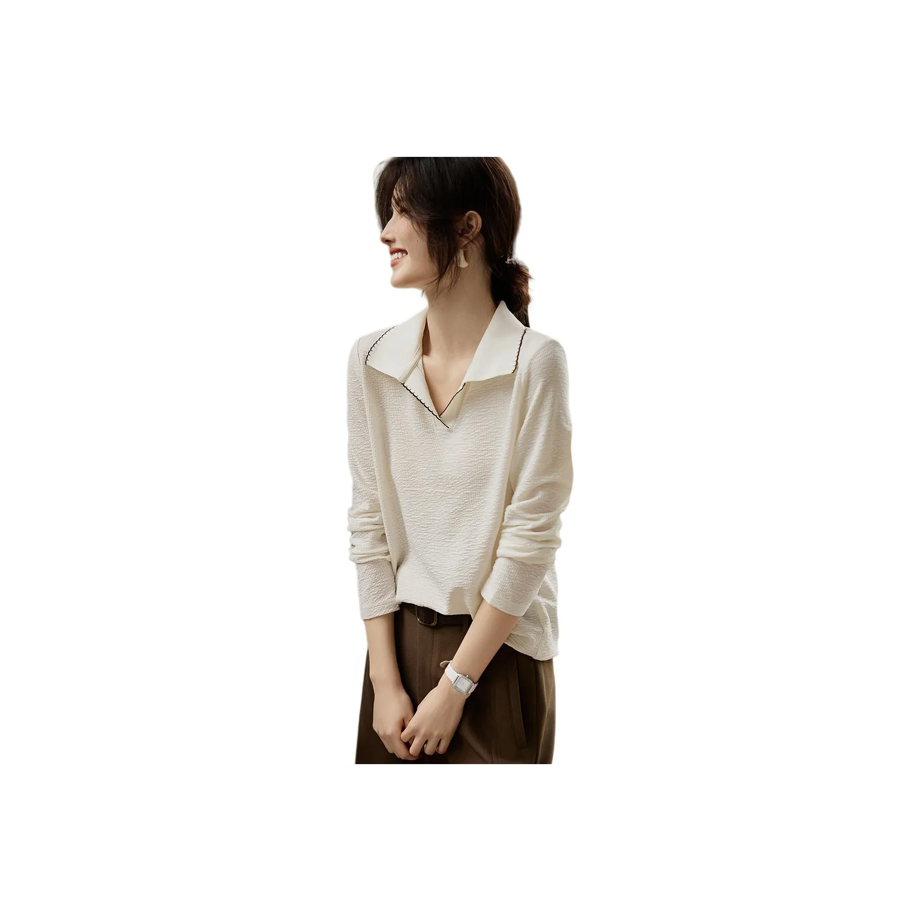 XWI T Shirts Women's Ecru