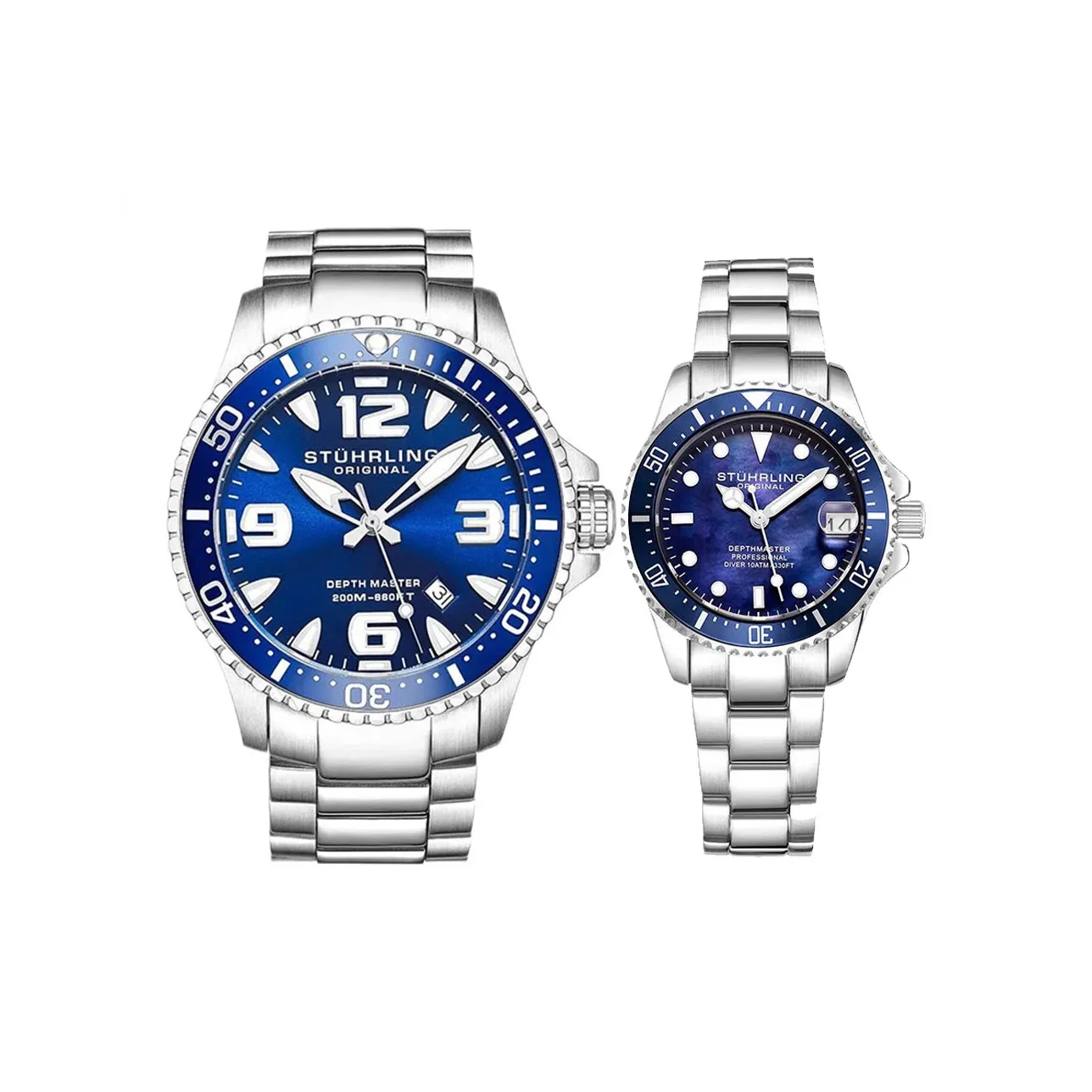 STUHRLING Кварцевый механизм Унисекс Часы 43mm*мм*мм Синий