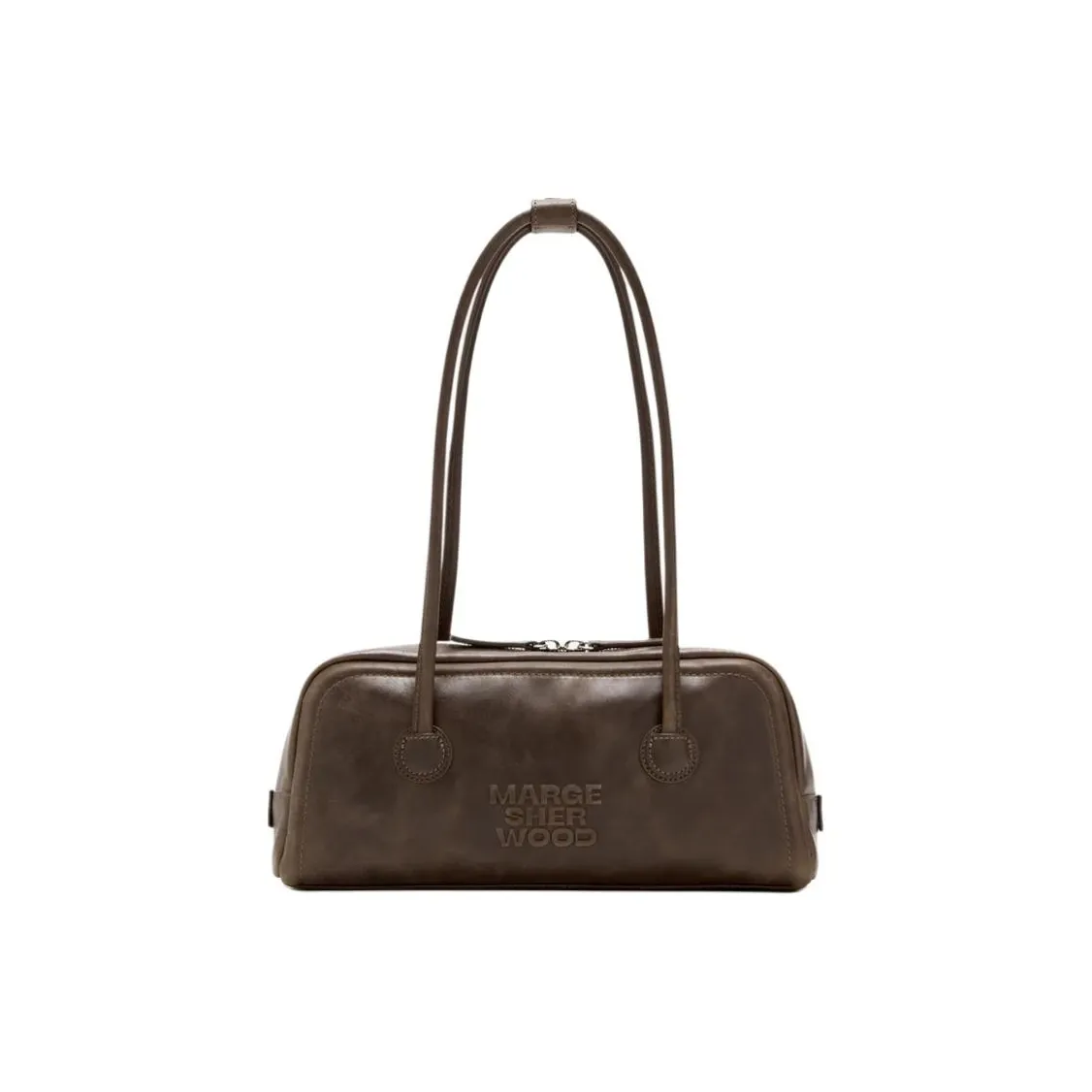 MARGE SHERWOOD Кожа Сумка через плечо Стандартная Женская Коричневая