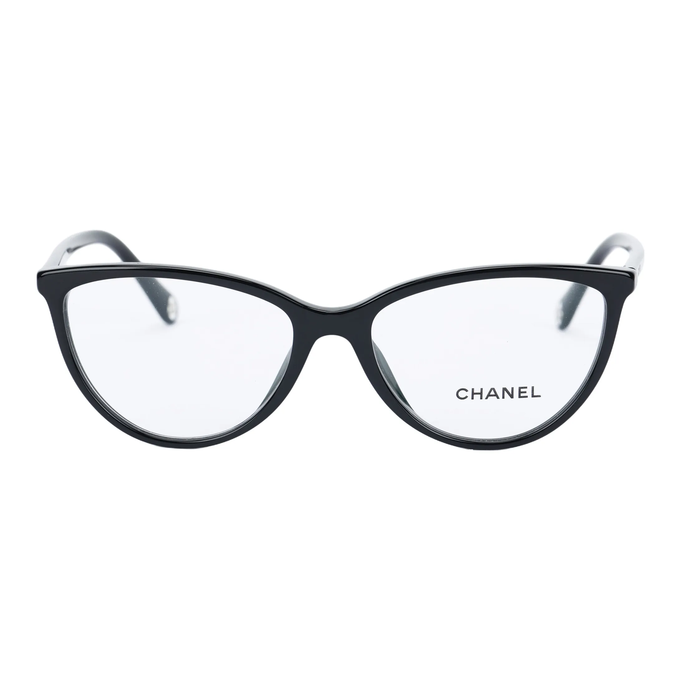 CHANEL Ацетат Нерегулярная форма Оправа для очков Женская Черная