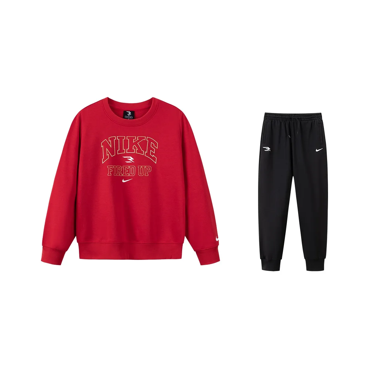 nike Повседневная спортивная одежда Пуловер Толстовка Брюки 2 предмета комплект для детей 3-7 лет