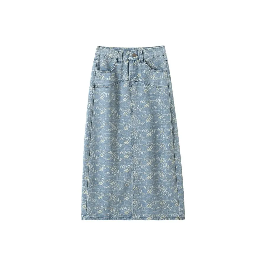 MARIE·COCO Denim Long Skirt Women's