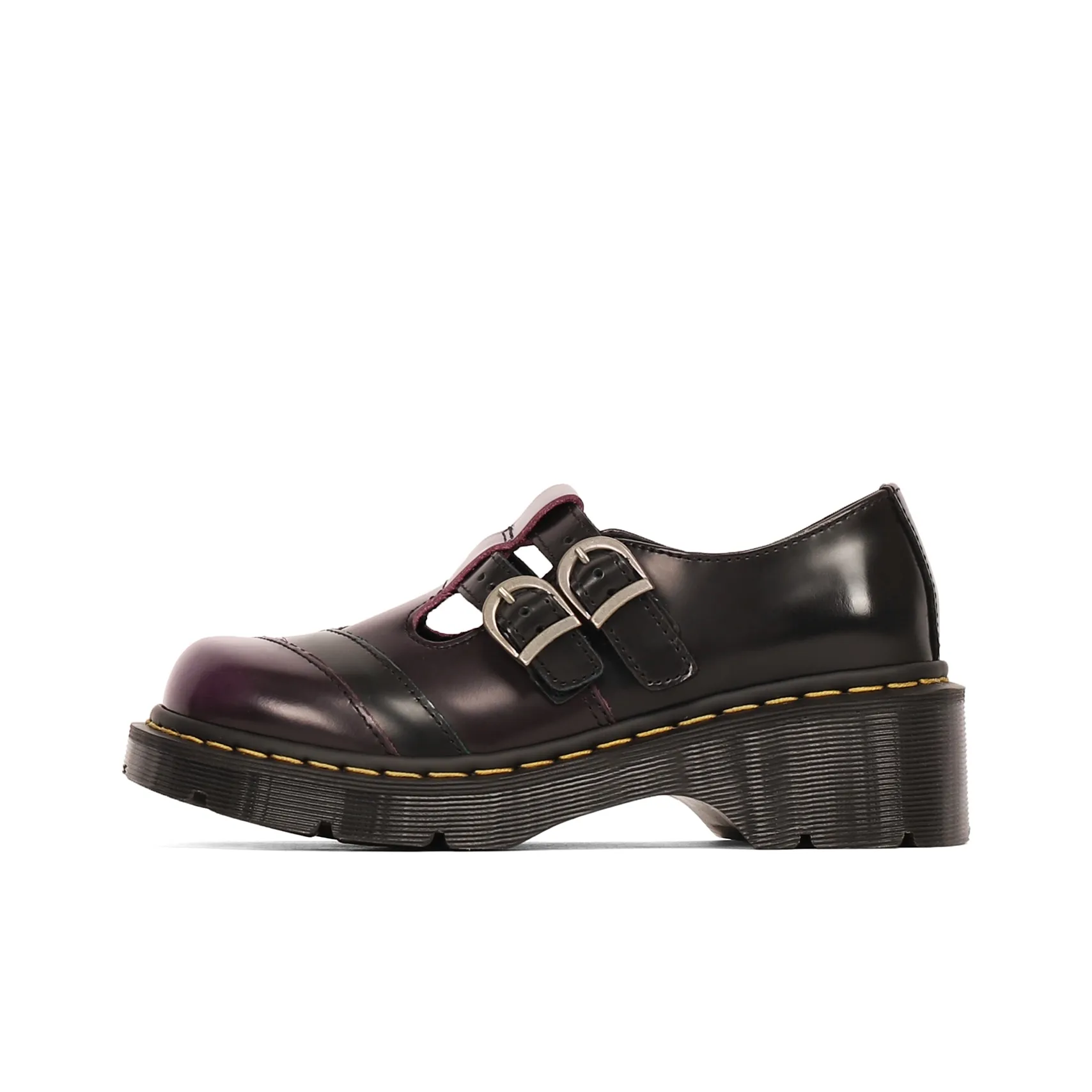 Search For Steps Грубый каблук Туфли Мэри Джейн 5 см Женские Руб Фиолетовый