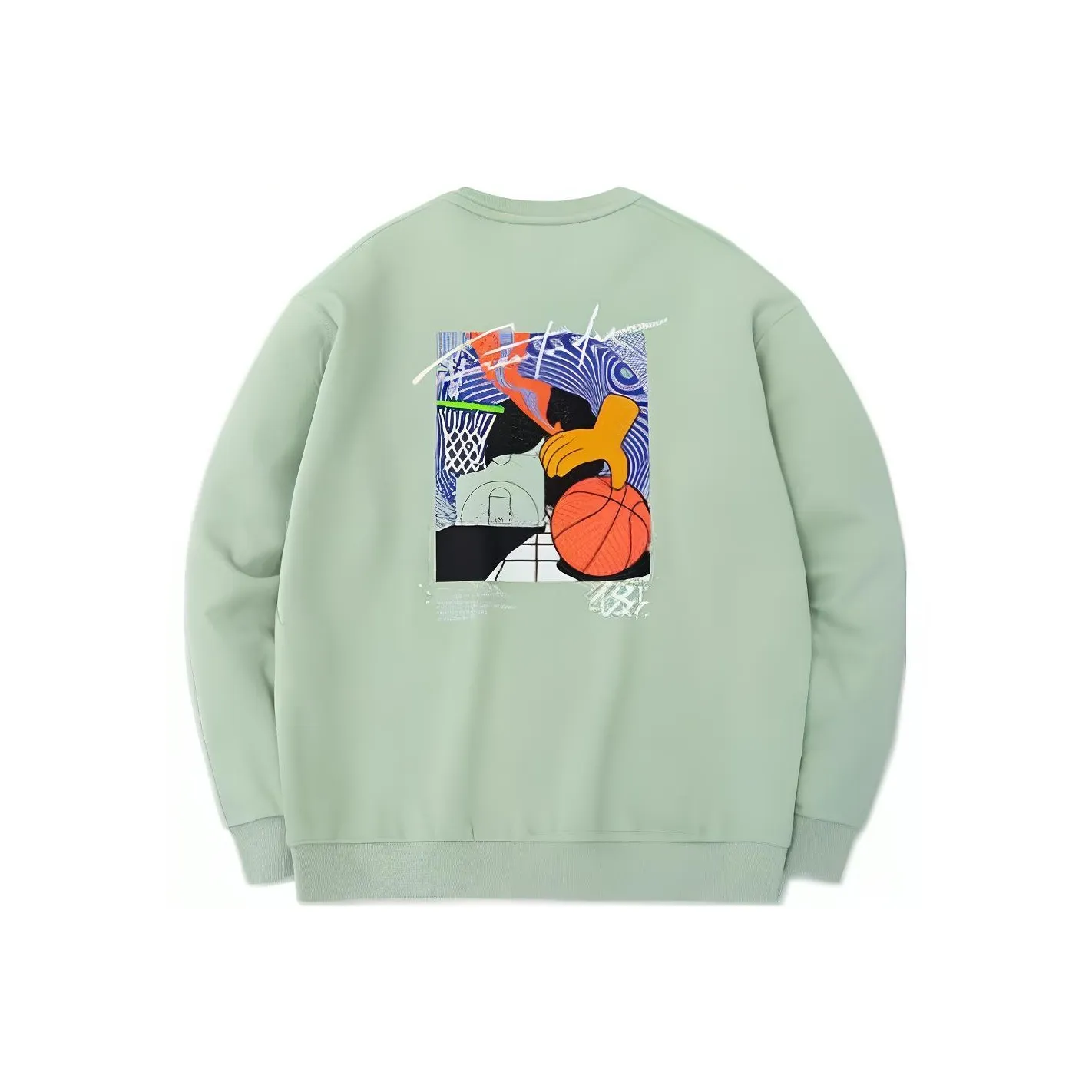 ANTA Basketball Collection Sweatshirts Men Mugwort Green