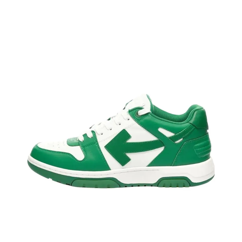 OFF WHITE Out Of Office Low topSports Shoes Green