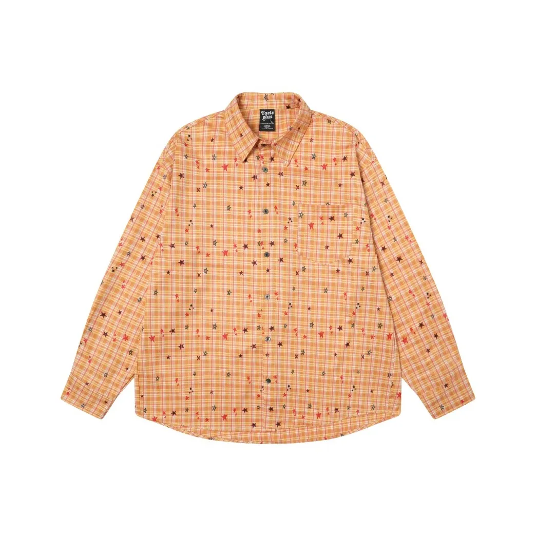 HIPHOPPUNKS Желтые Мужские Рубашки