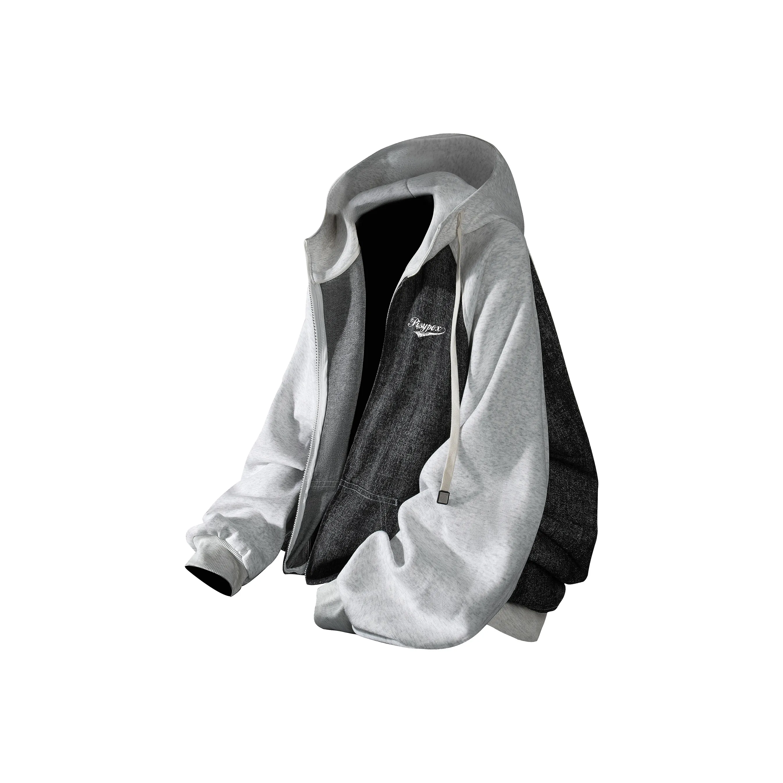 PISYPOX Черный Унисекс Джинсовые куртки