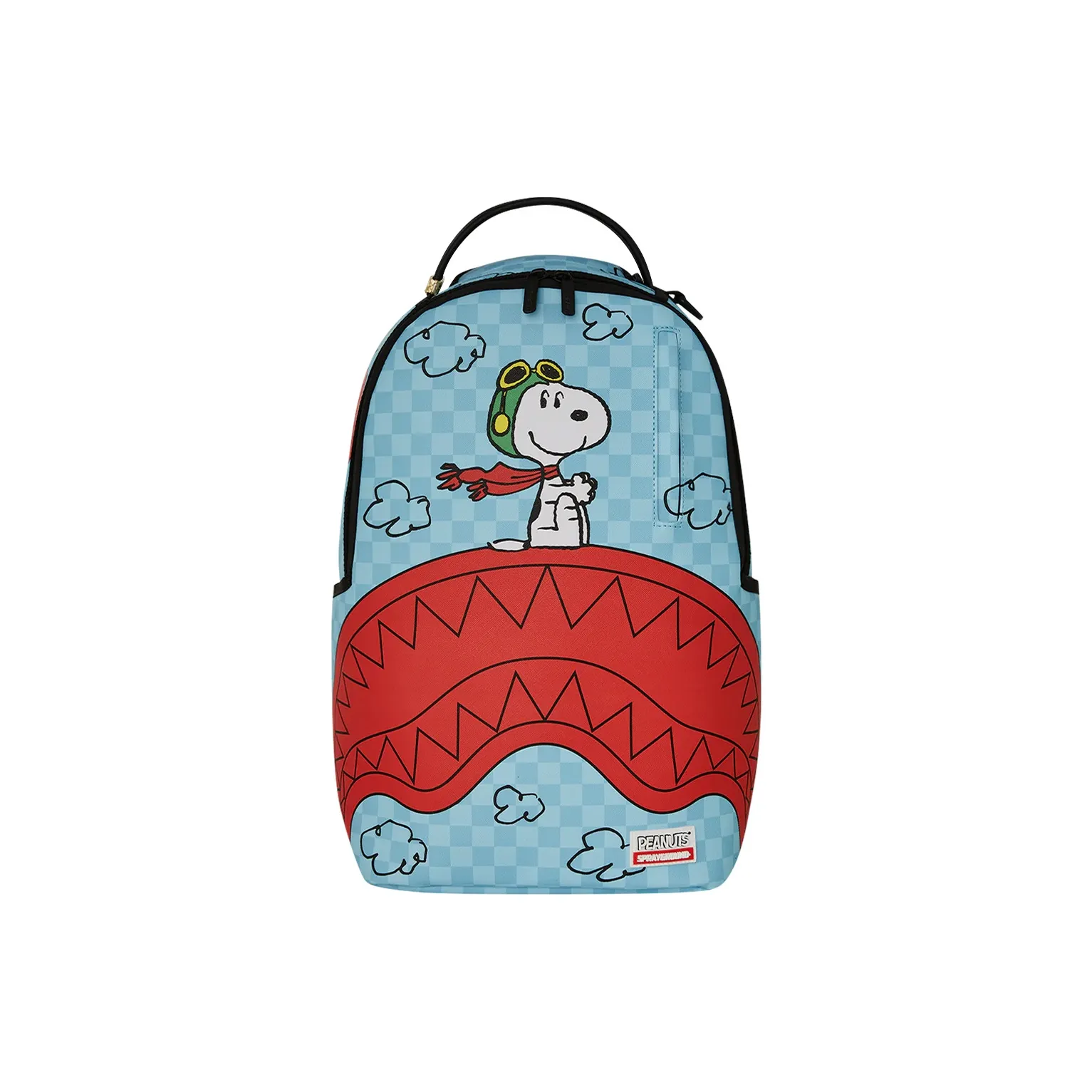 SPRAYGROUND X SNOOPY Коллаборация Рюкзак из PVC (поливинилхлорид) Unisex Light Синий