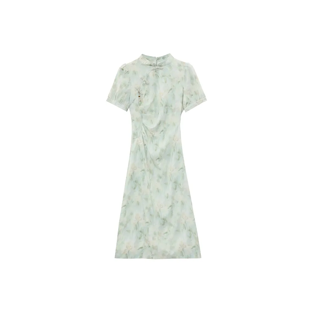 SONDR Светло-зеленый Женский Ципао