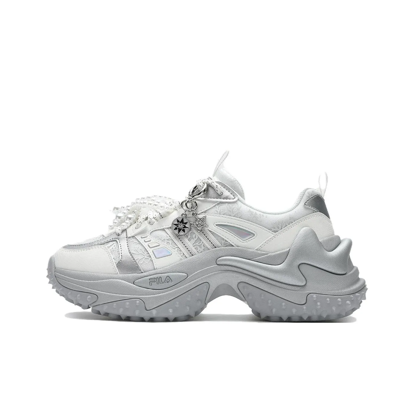 FILA SOFIA 3 Cushioning, Abrasion Resistant, Lightweight, And Breathable Low Top Chunky Sneakers Women's Snow