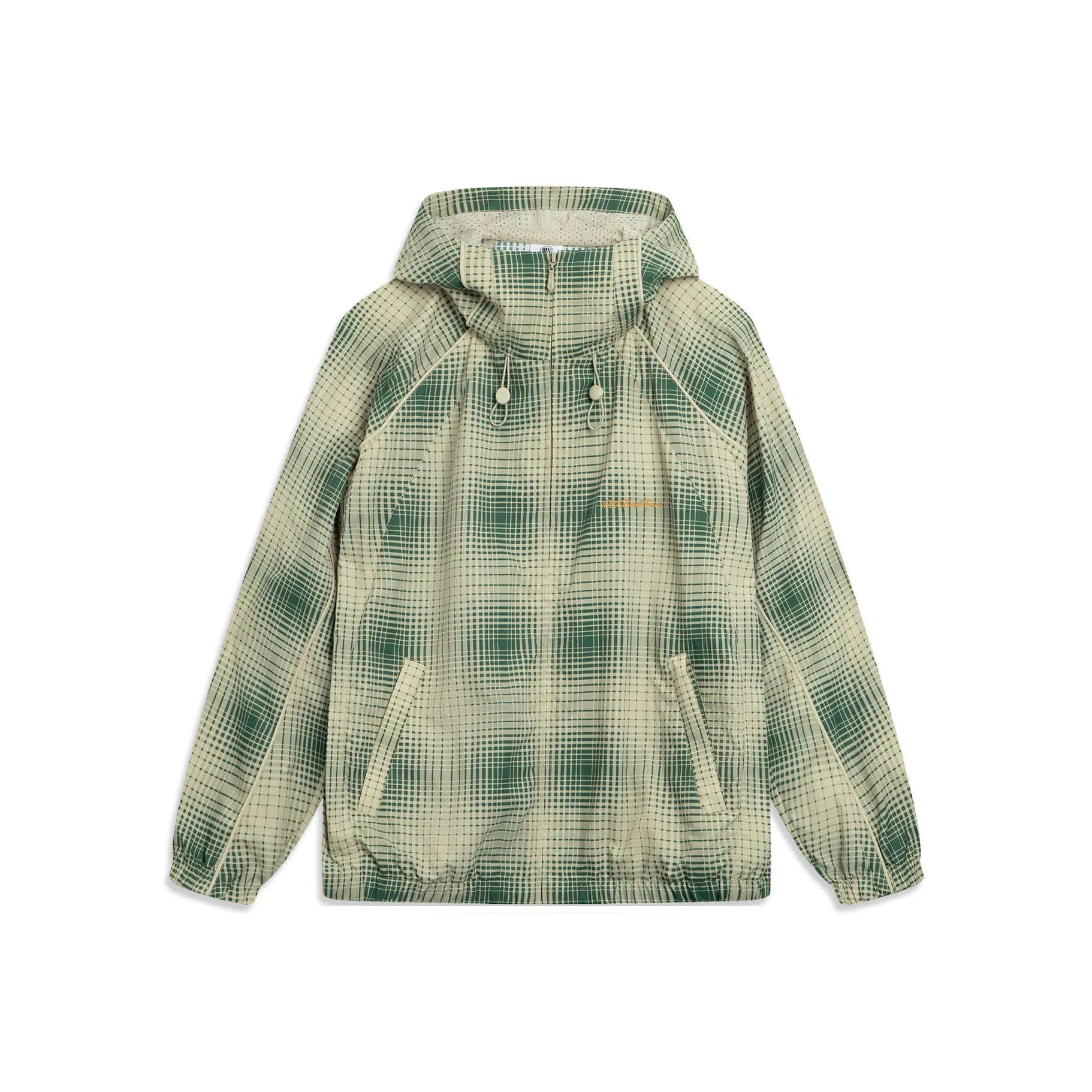 LINING Basketball Collection MUST HAVE для EVERY Веер Тренчкот Мужской Эдем Зеленый Пена Хаки В клетку