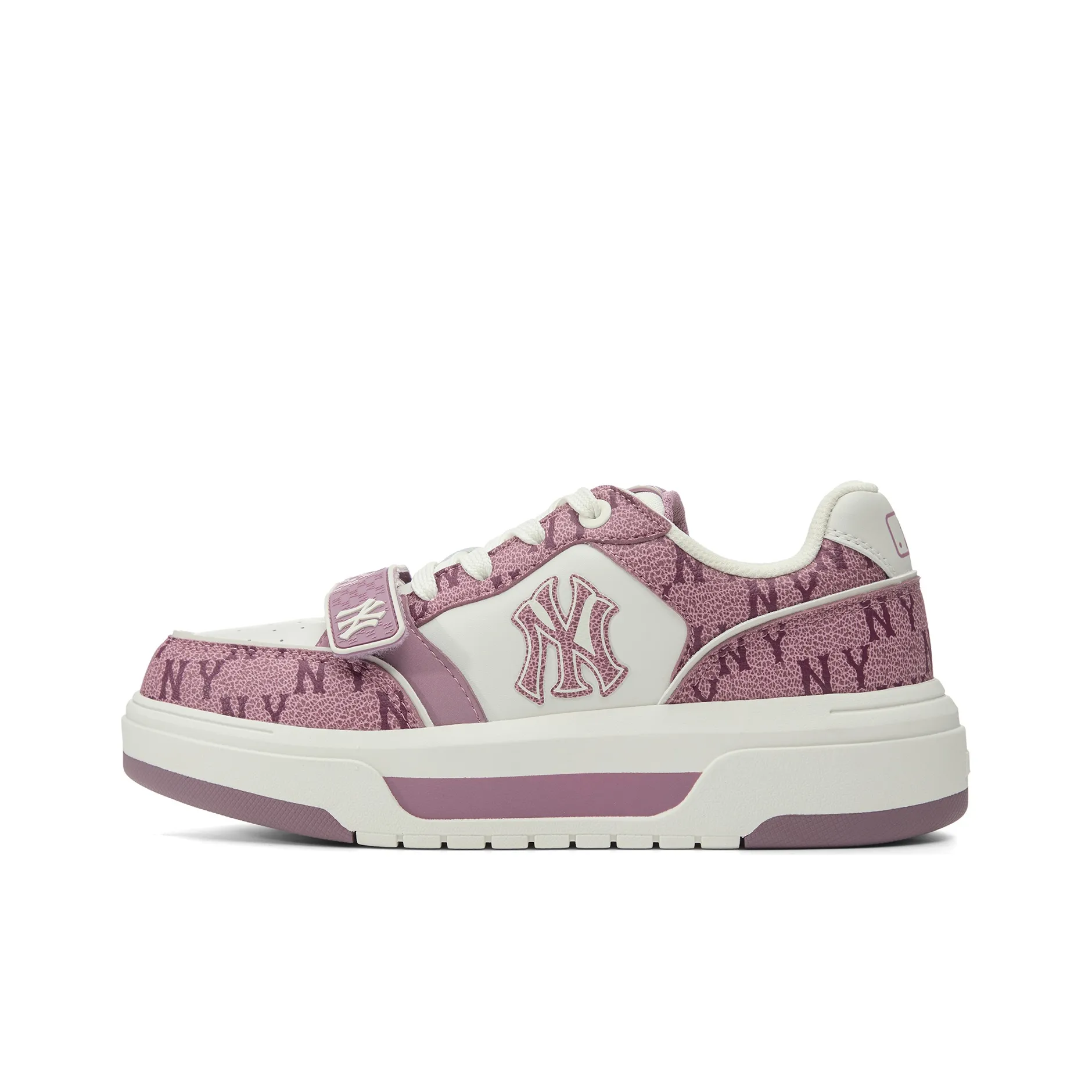 MLB New York Yankees Slip-resistant Abrasion-resistant Low-top Skateboard Shoes Unisex Pink MLB Нью-Йорк Янкис Противоскользящие Устойчивые к истиранию Низкие Кеды для скейтбординга Унисекс Розовые