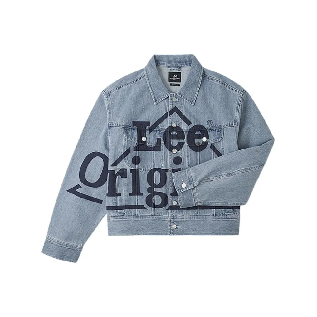 Мужская куртка из денима Lee Co-branded светло-синяя