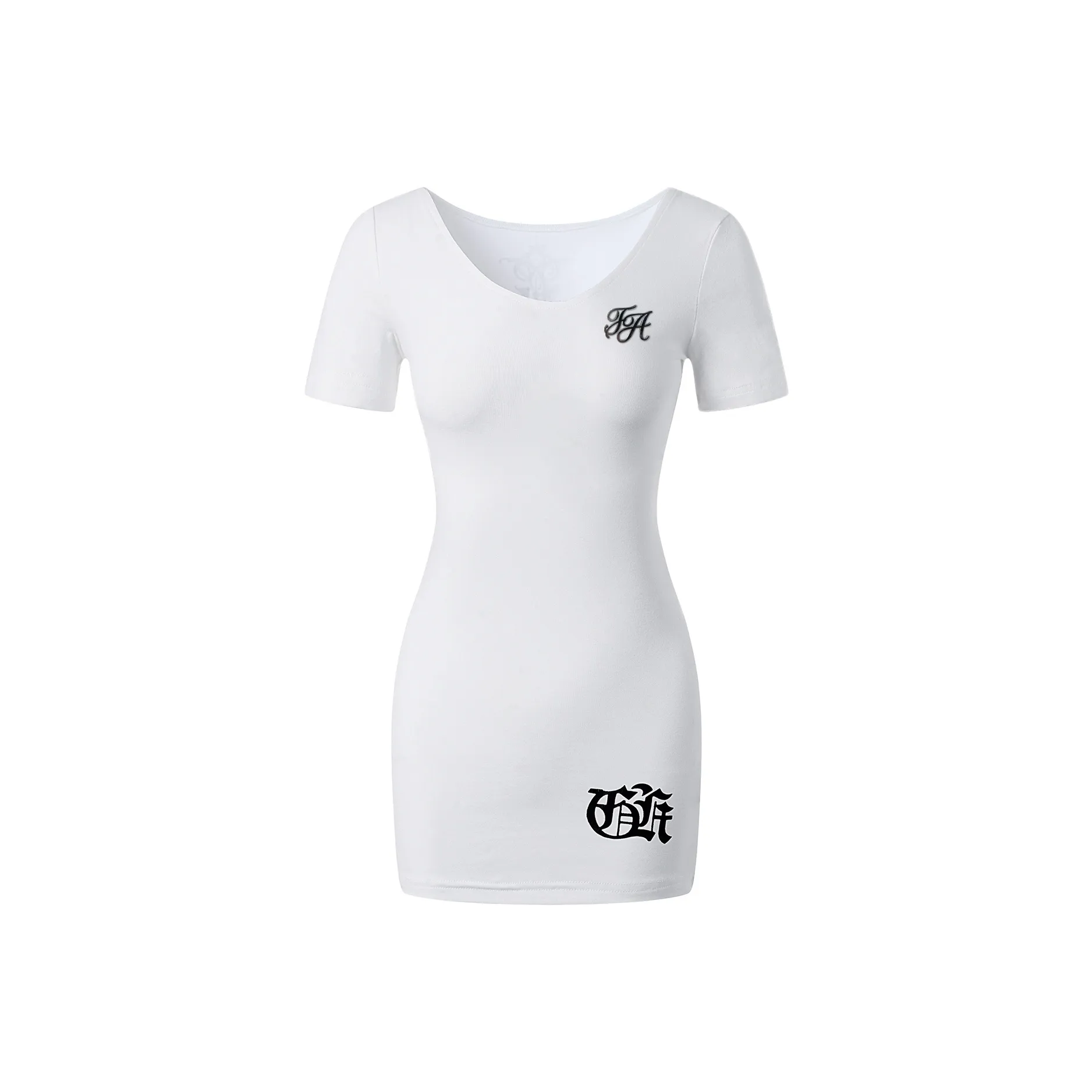 FOASIS Комплект с короткими рукавами T-рубашка Женская Белая