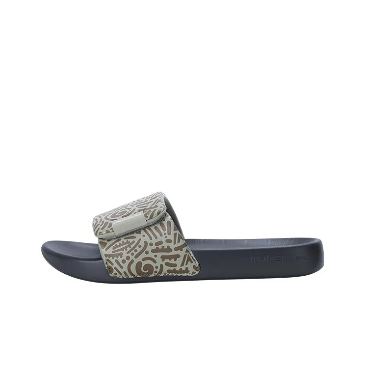 Quiksilver ЭВА Граффити Устойчивые к истиранию Слипоны Мужской Ink Black